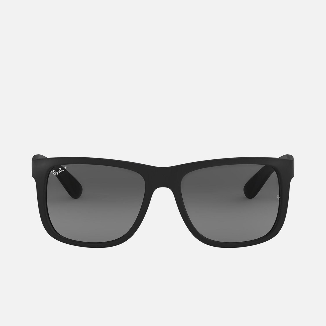 RAY-BAN Men Solid Polarised Wayfarers - 0RB4165-622T3-55