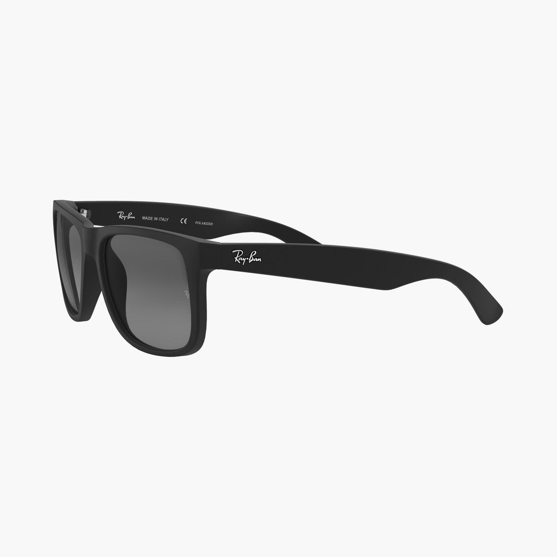 RAY-BAN Men Solid Polarised Wayfarers - 0RB4165-622T3-55