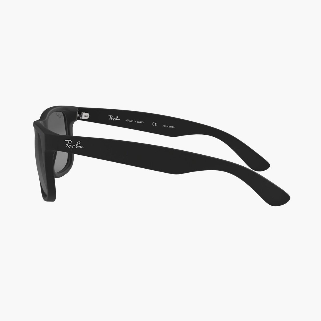 RAY-BAN Men Solid Polarised Wayfarers - 0RB4165-622T3-55
