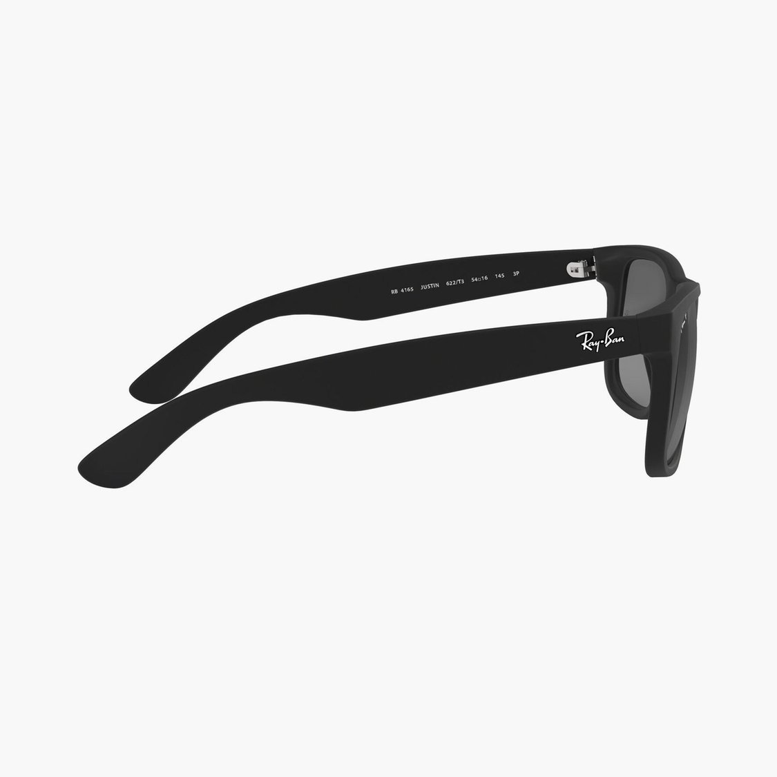 RAY-BAN Men Solid Polarised Wayfarers - 0RB4165-622T3-55