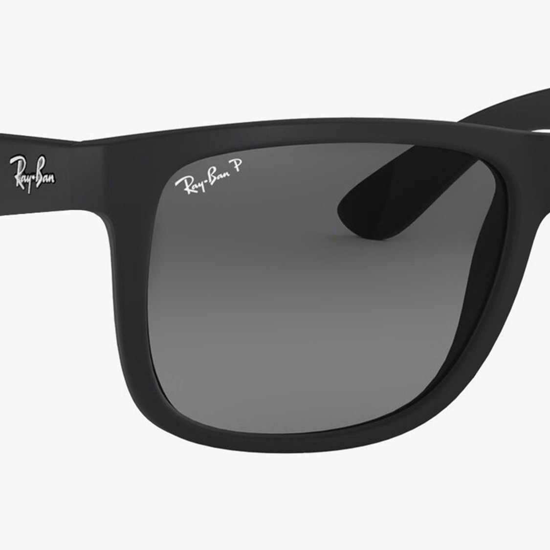 RAY-BAN Men Solid Polarised Wayfarers - 0RB4165-622T3-55