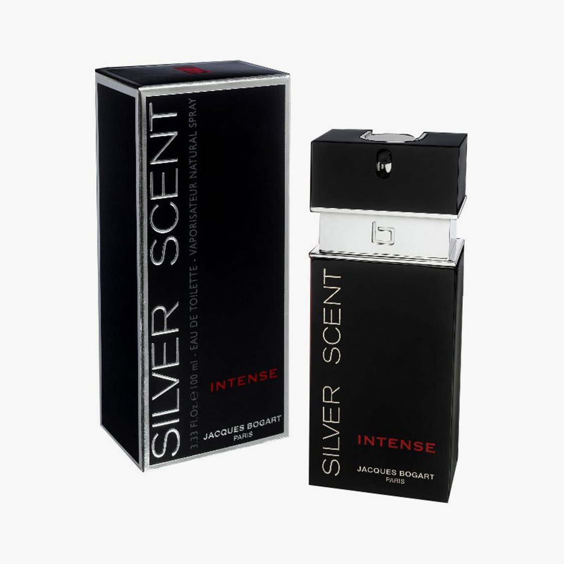 JACQUES BOGART Men Silver Scent Intense Eau de Toilette- 100ml