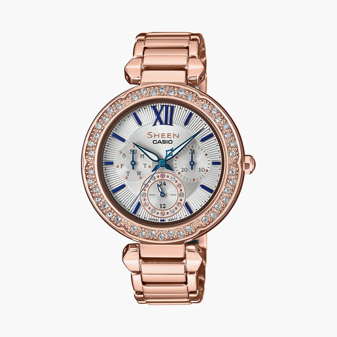 Buy CASIO Sheen Women Swarovski-Encrusted Multifunctiona Watch
