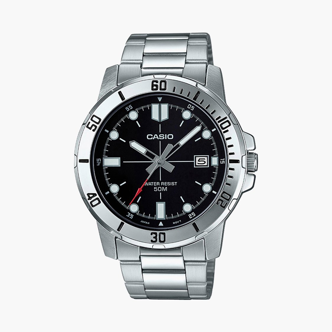 CASIO Men Analog Watch with Leather Strap - A1362