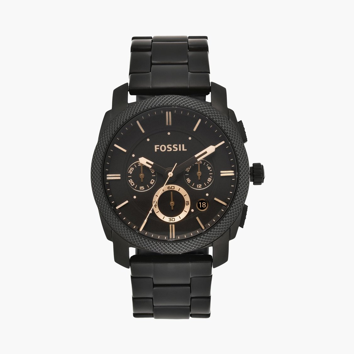 Buy FOSSIL Men Round Chronograph Watch with Metal Strap FS4682IE from Fossil at just INR 14995.0