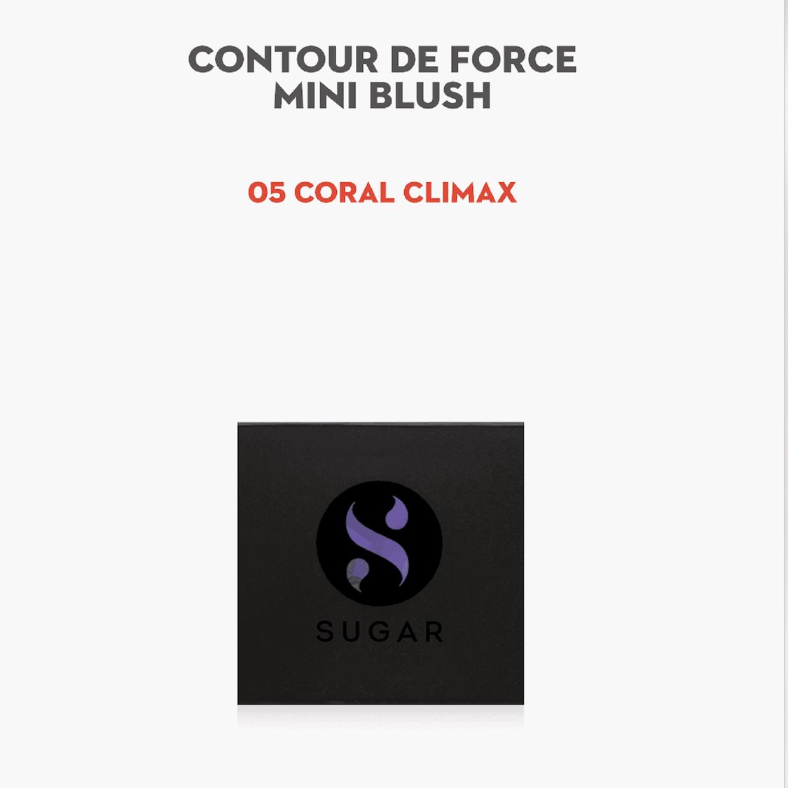 SUGAR Cosmetics Contour De Force Mini Blush