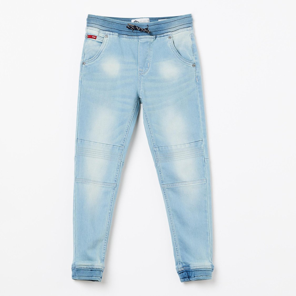 Buy LEE COOPER JUNIORS Stone Washed Jogger Jeans from Lee Cooper Juniors at just INR 1899.0