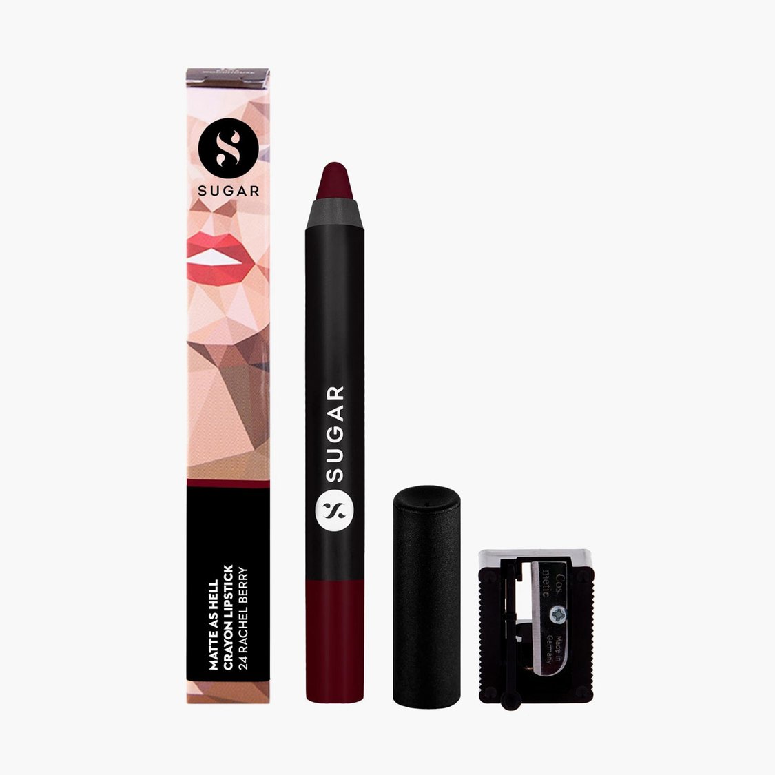 SUGAR Matte As Hell Crayon Lipstick - Rachel Berry