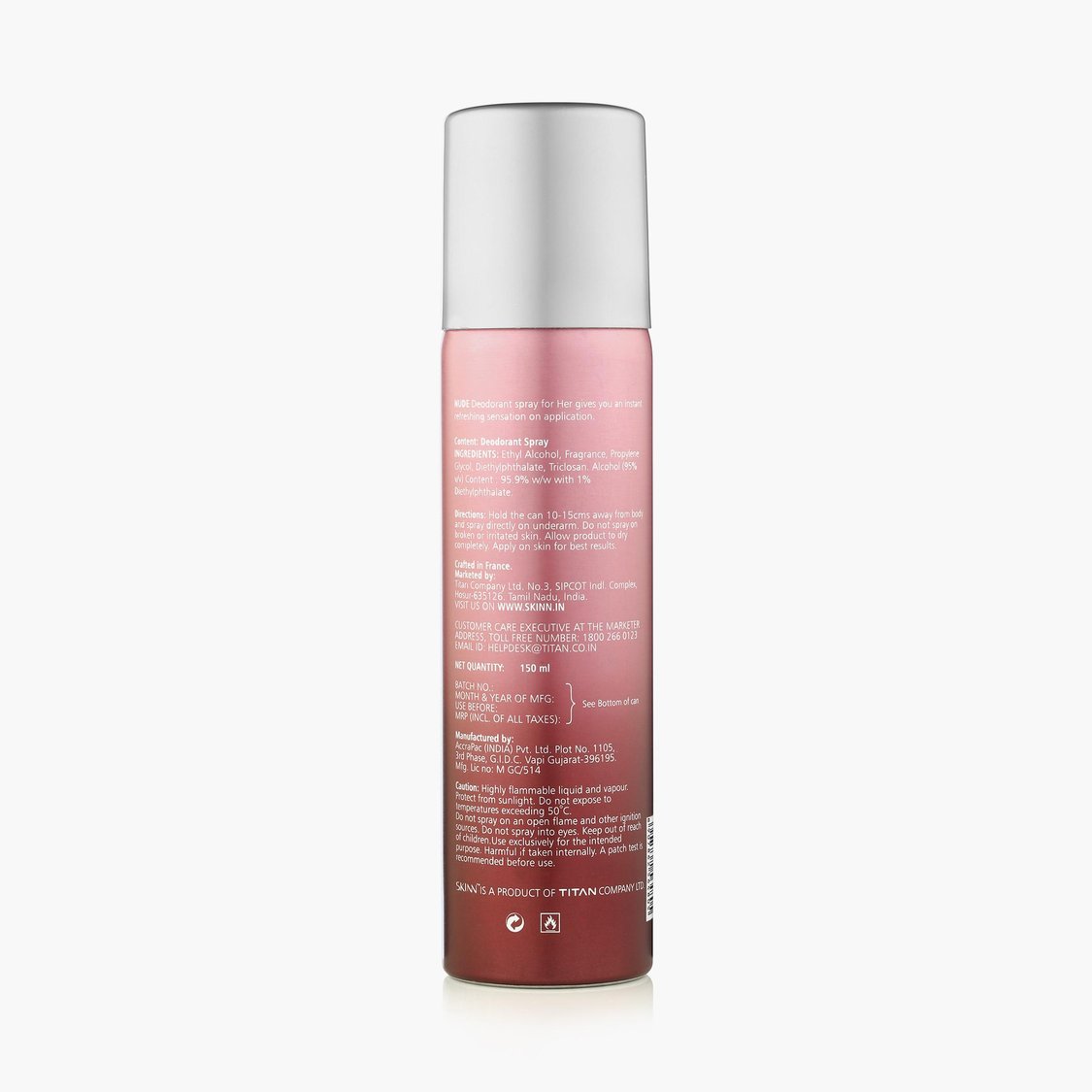 SKINN Women Nude Deo - 150ml
