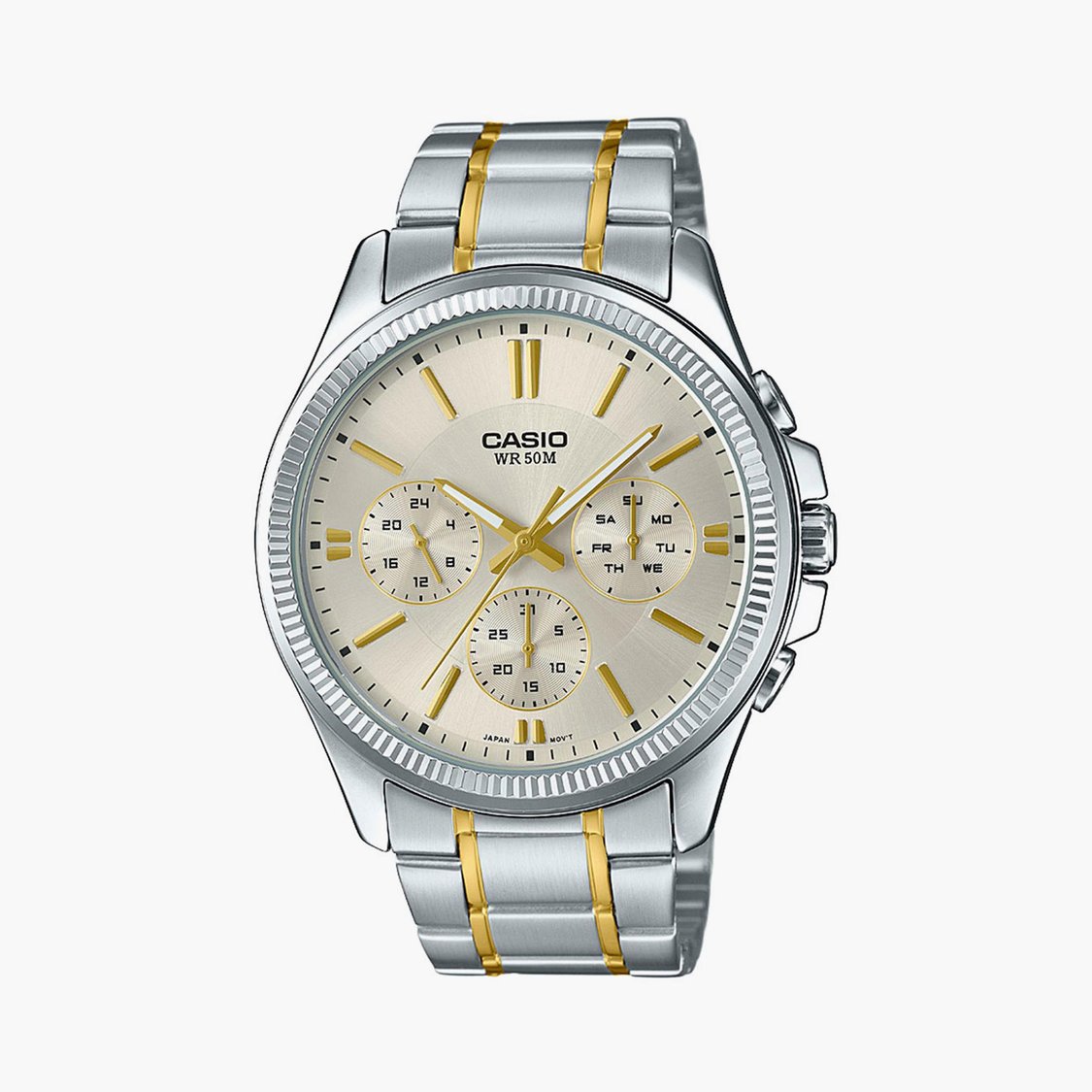Buy CASIO Men Water-Resistant Chronograph Watch A1657 from Casio