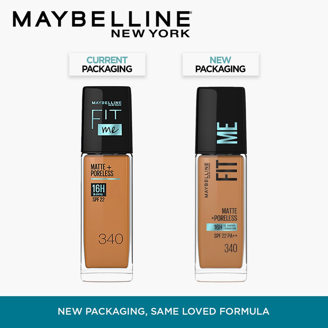 MAYBELLINE NEW YORK Fit Me Matte + Poreless Liquid Foundation