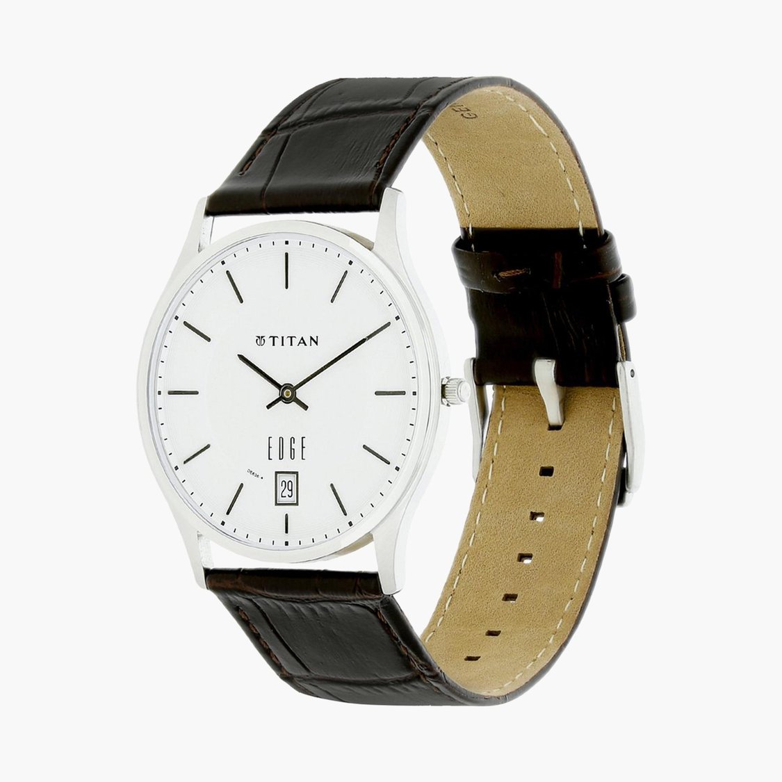 Buy TITAN Edge Men Slim Water ResistantcAnalog Watch NL1683SL01 from Titan at just INR 10495.0