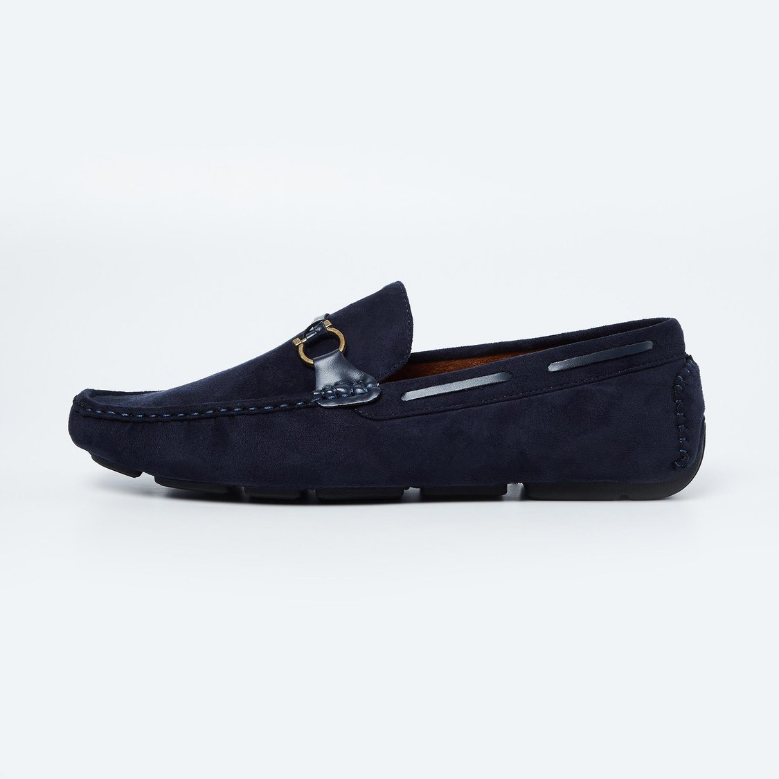 Buy CODE Horse Shoe Buckle Detailed Loafers from CODE at just INR 1999.0