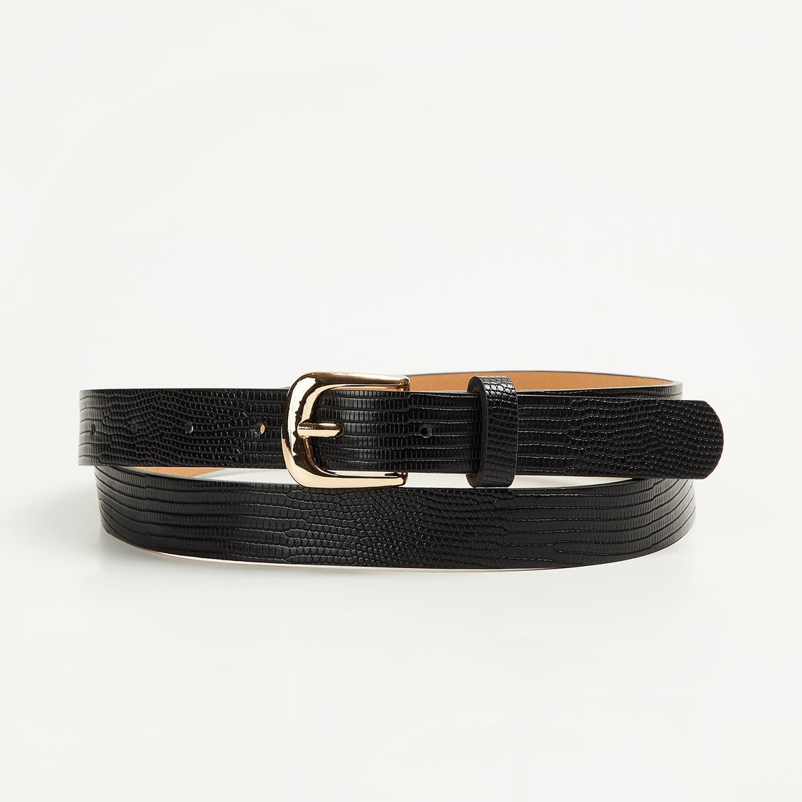 GINGER Women Textured Slim Belt