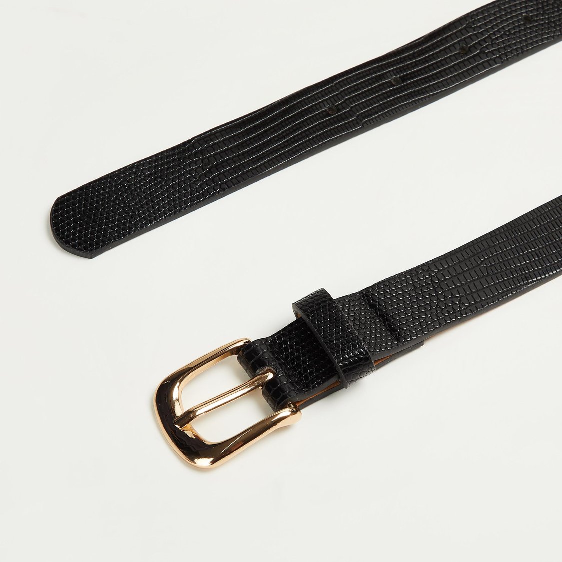 GINGER Women Textured Slim Belt