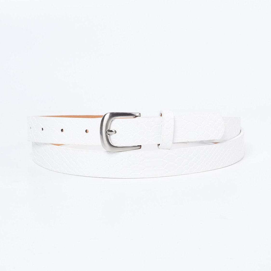 GINGER Women Textured Slim Belt