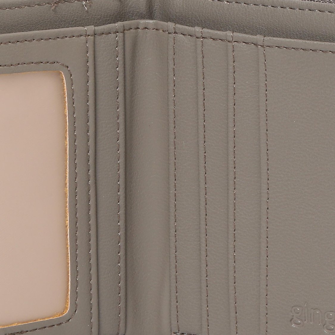 GINGER Solid Zip-Around Wallet