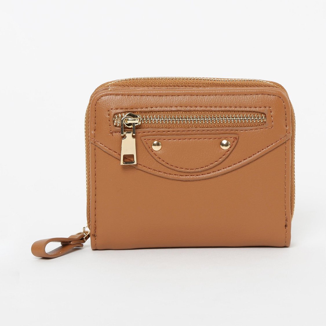 GINGER Solid Zip-Around Wallet