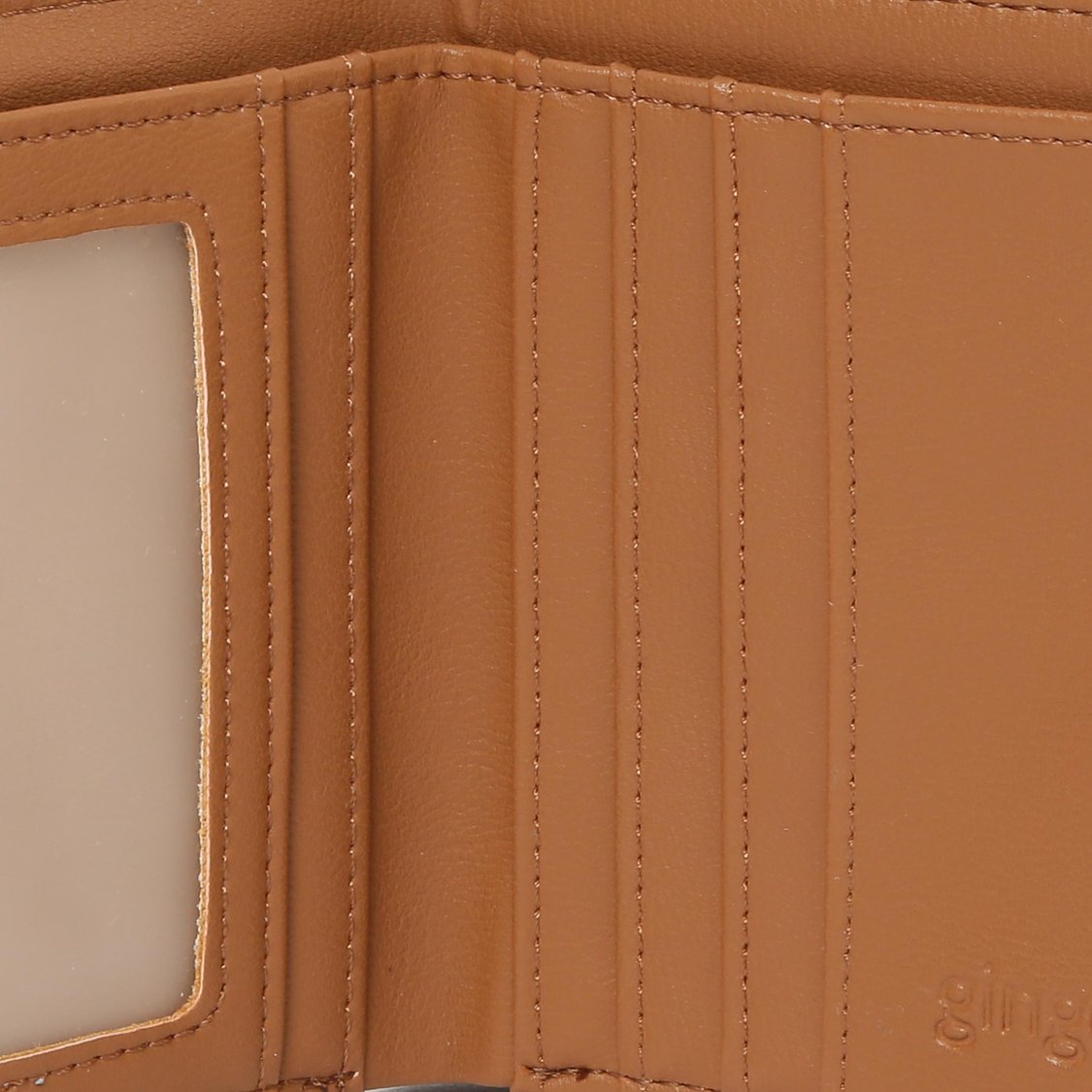 GINGER Solid Zip-Around Wallet