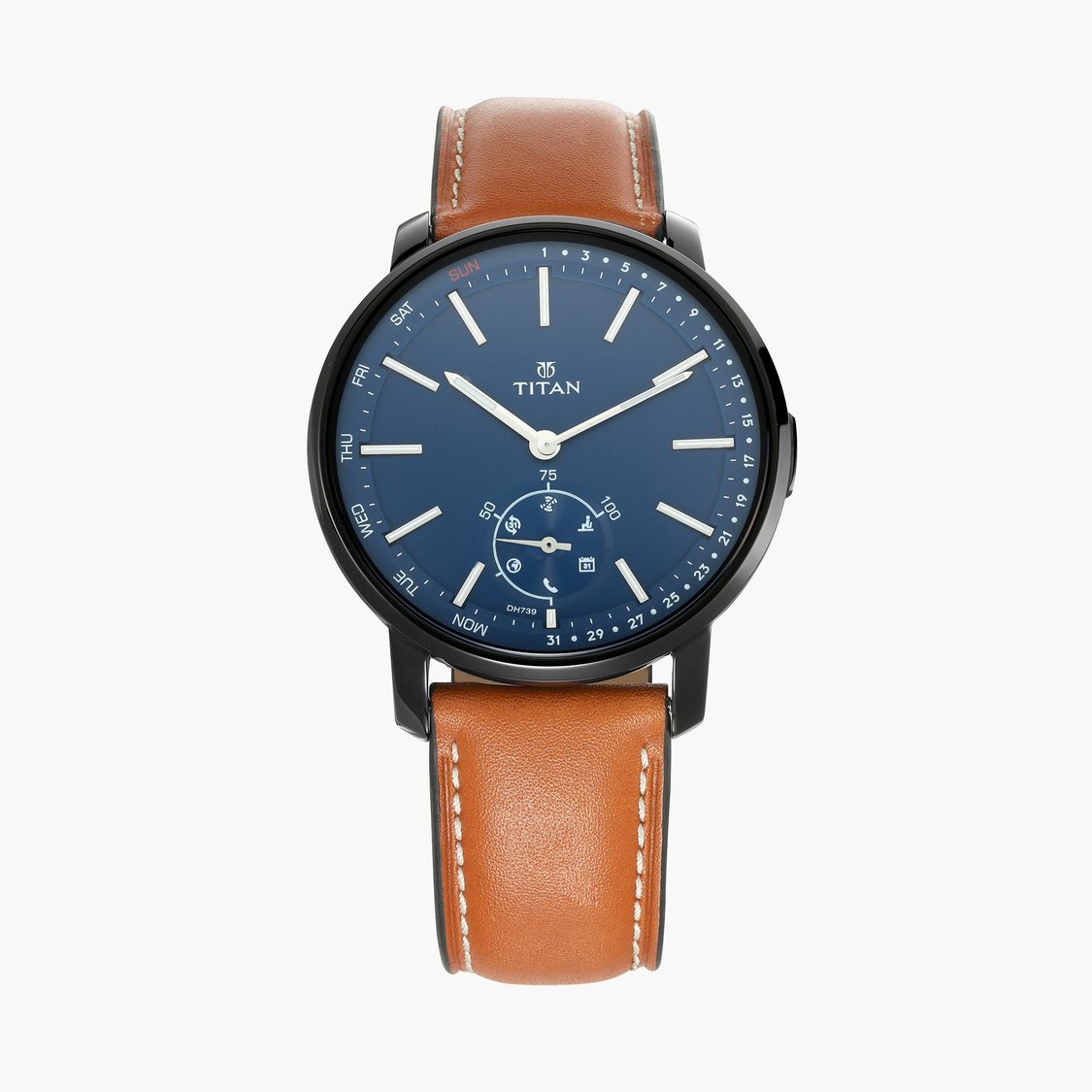 Buy TITAN Men Connected Hybrid 2.0 Smartwatch 1785NL01 from Titan at just INR 10995.0