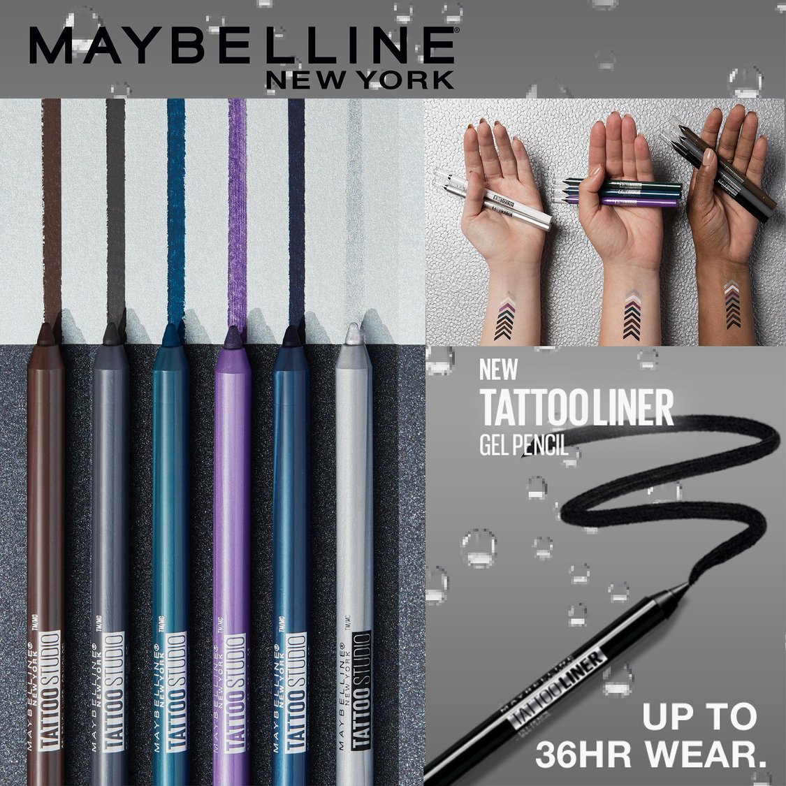 MAYBELLINE NEW YORK Tattoo Studio Gel Liner Pencil