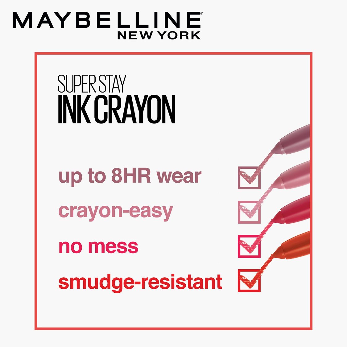 MAYBELLINE NEW YORK Super Stay Crayon Lipstick