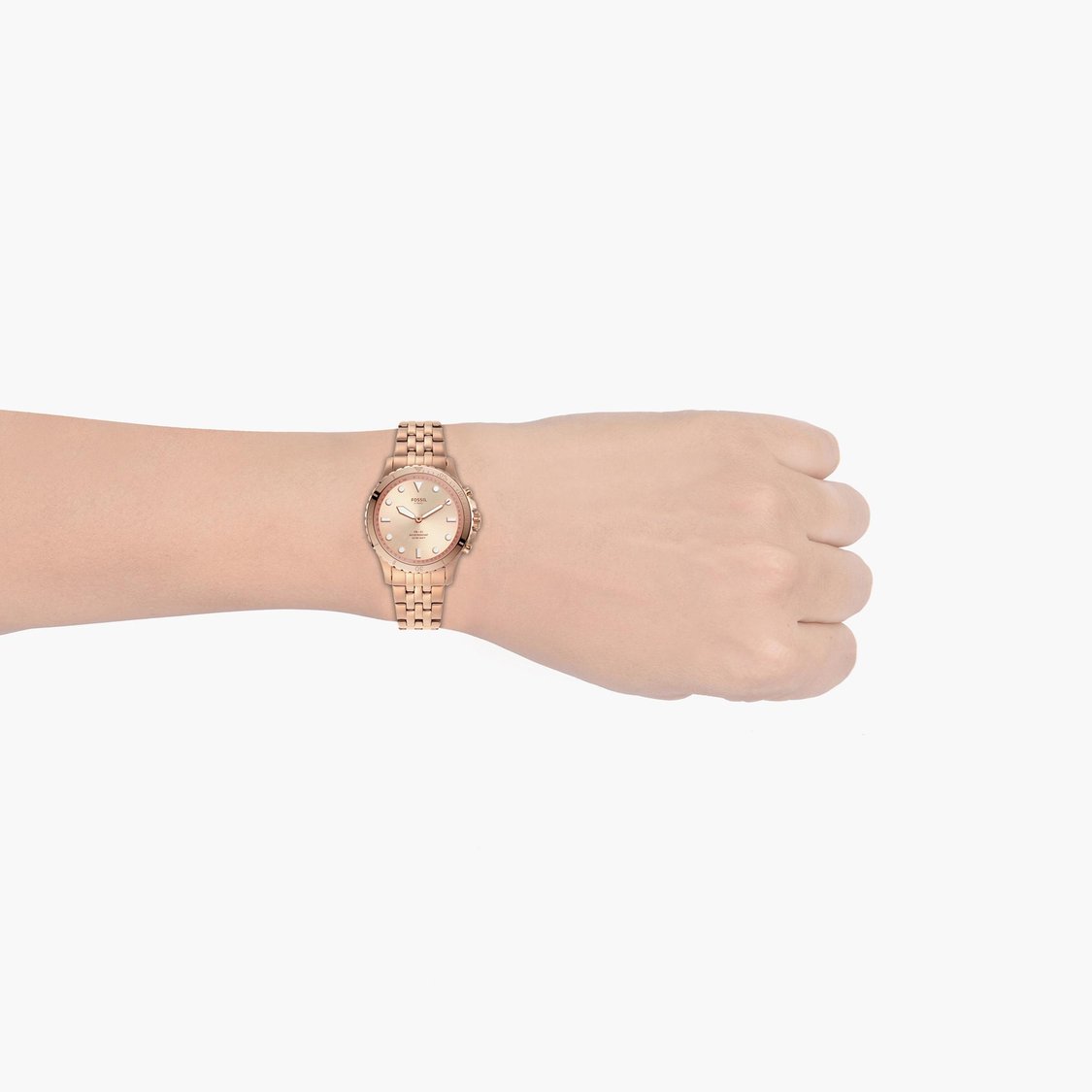 FOSSIL FB-01 ローズゴールド ハイブリッドスマートウォッチ Buy FOSSIL FB-01 Women Hybrid Smartwatch with Stainless-Steel