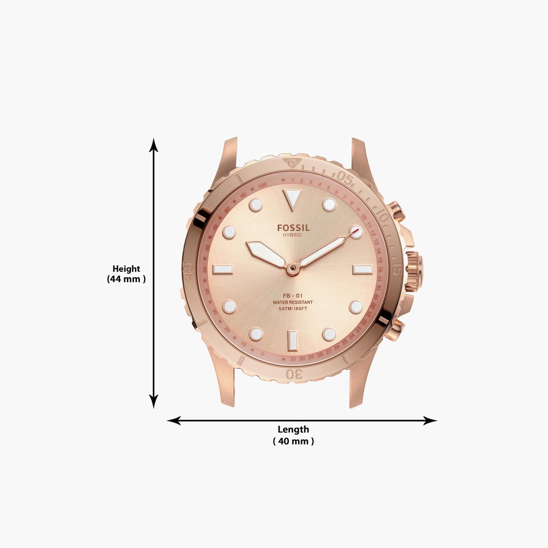 Buy FOSSIL FB-01 Women Hybrid Smartwatch with Stainless-Steel