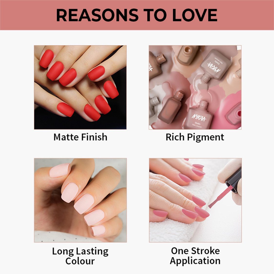 NYKAA Nude Matte Nail Enamel