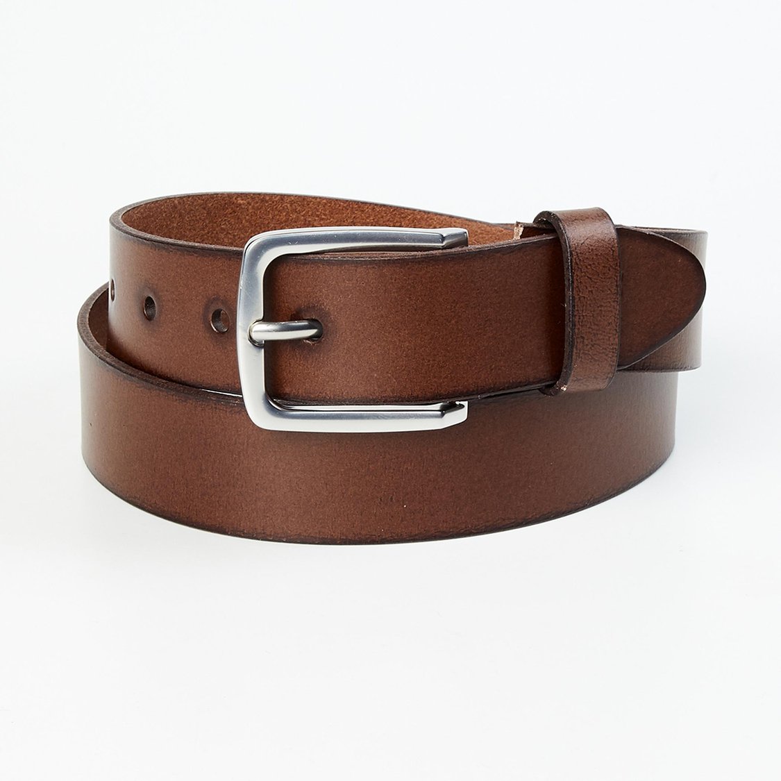 ALLEN SOLLY Men Solid Casual Leather Belt