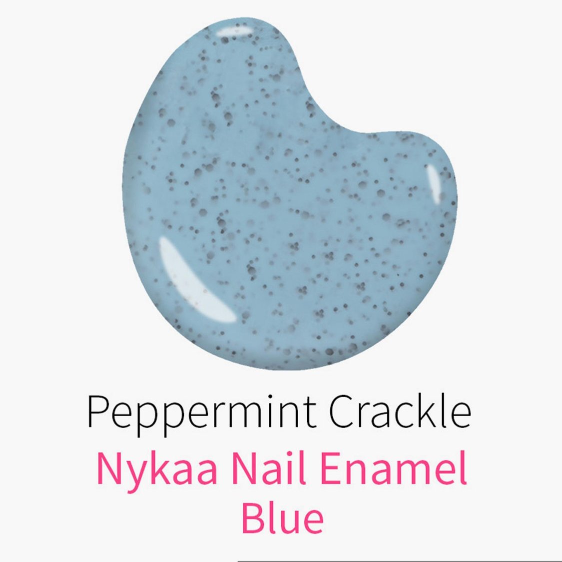 NYKAA Cookie Crumble Nail Lacquer - Blue - 9ml