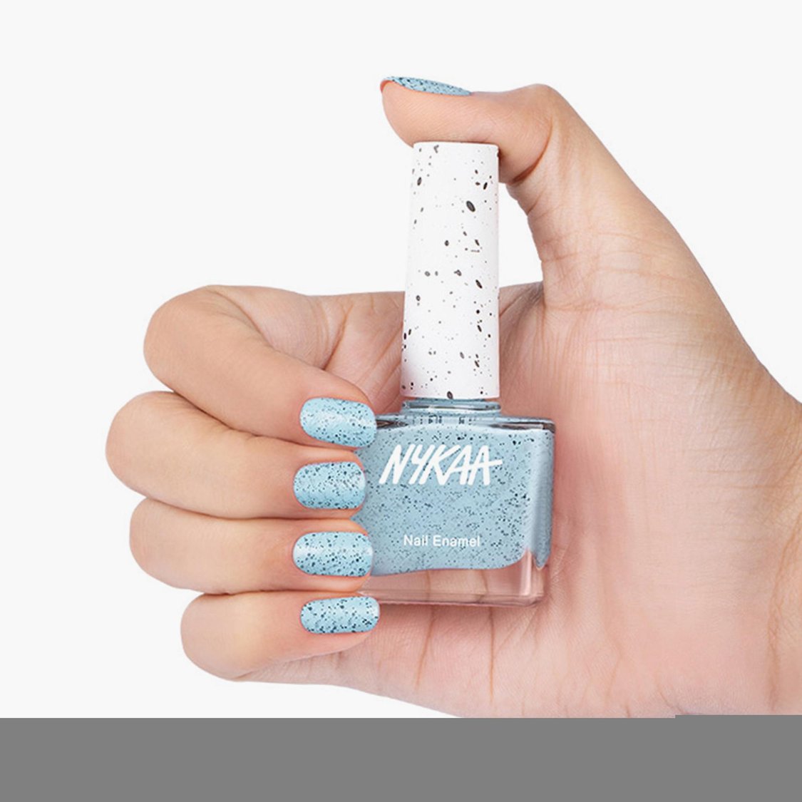 NYKAA Cookie Crumble Nail Lacquer - Blue - 9ml