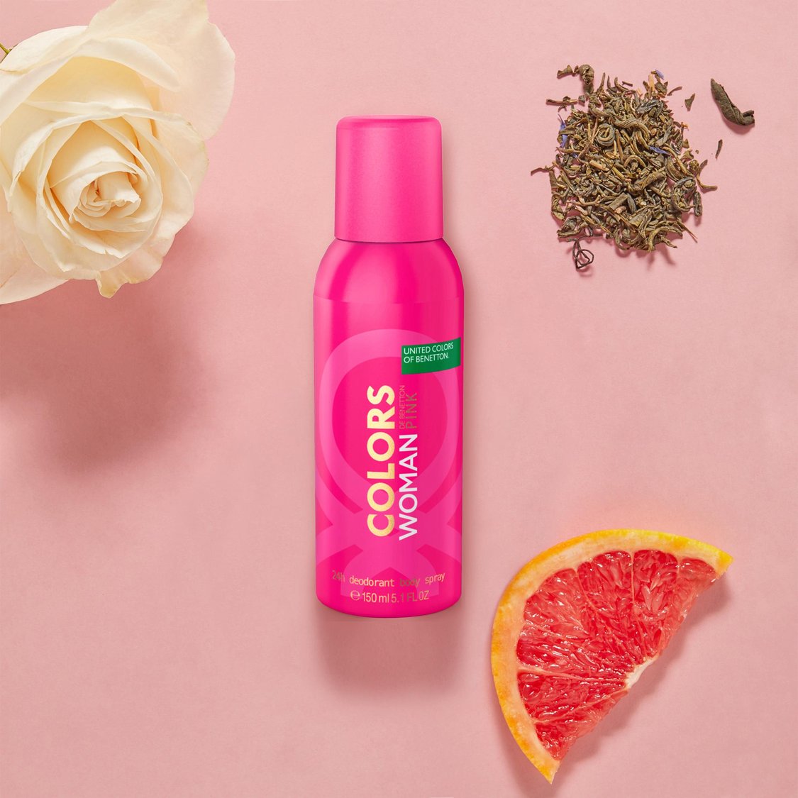 UNITED COLORS OF BENETTON Women Colors Pink Deodorant Body Spray - 150Ml