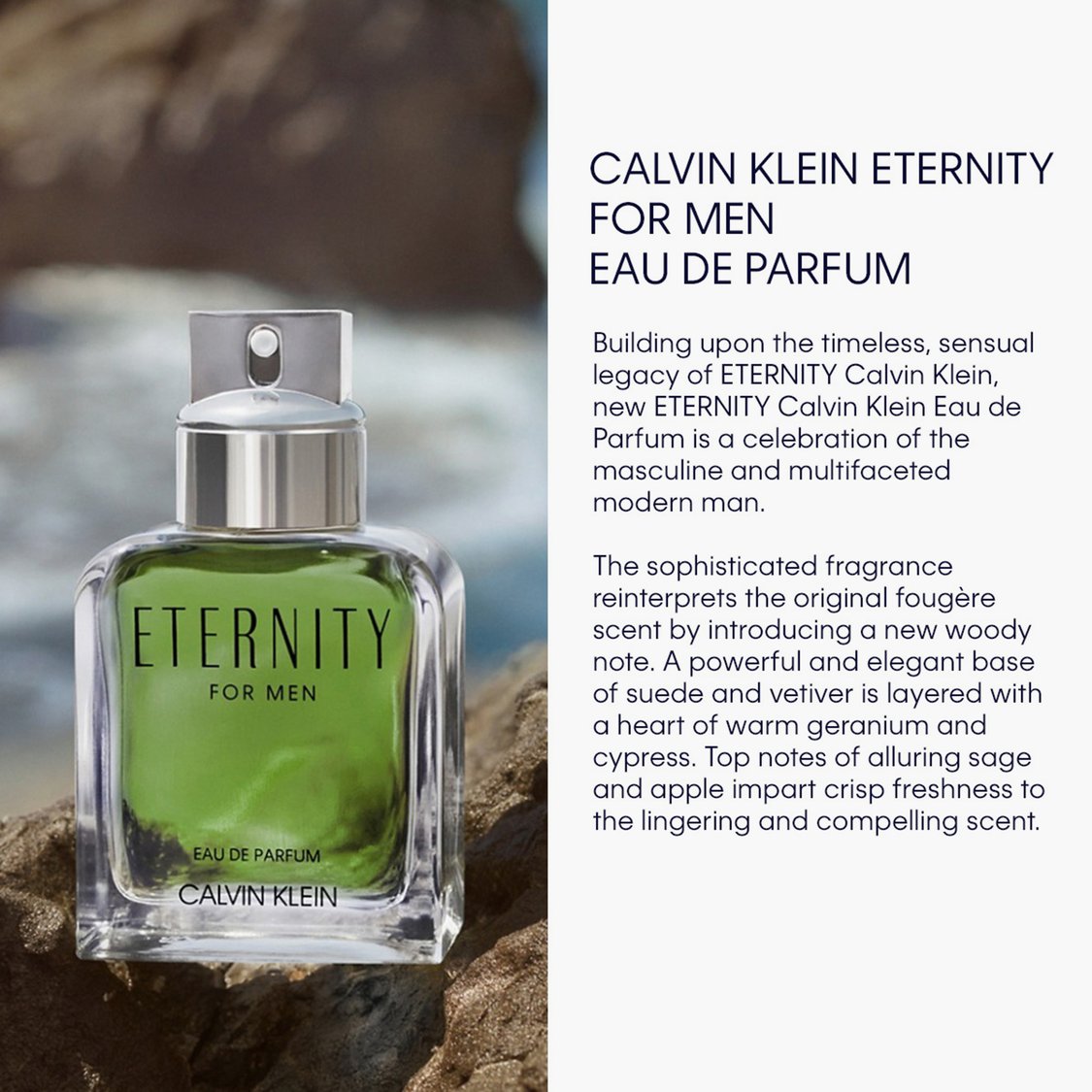 Buy CALVIN KLEIN Men Eternity Eau De Parfum- 50ml from Calvin
