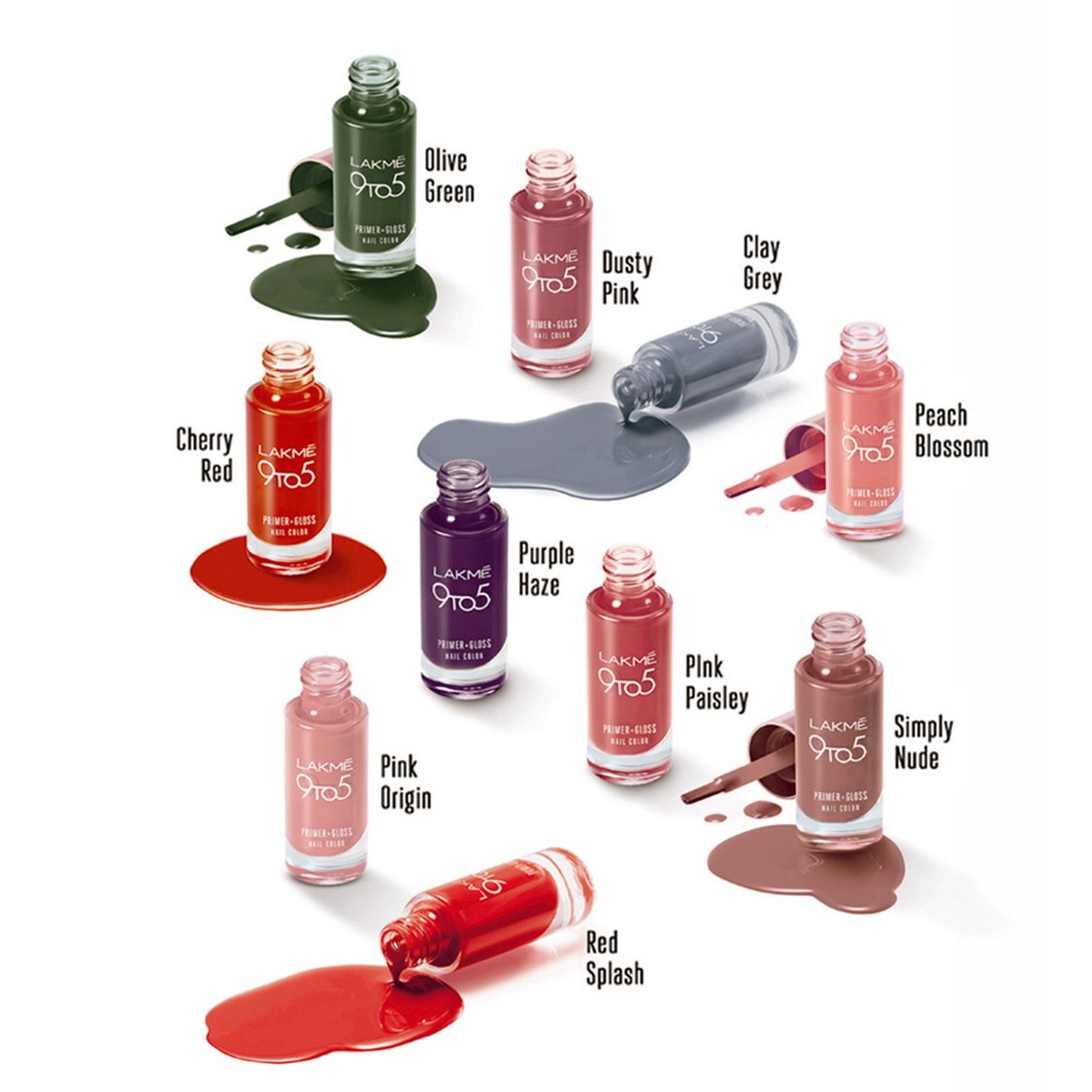 LAKME 9 To 5 Primer + Gloss Nail Colour