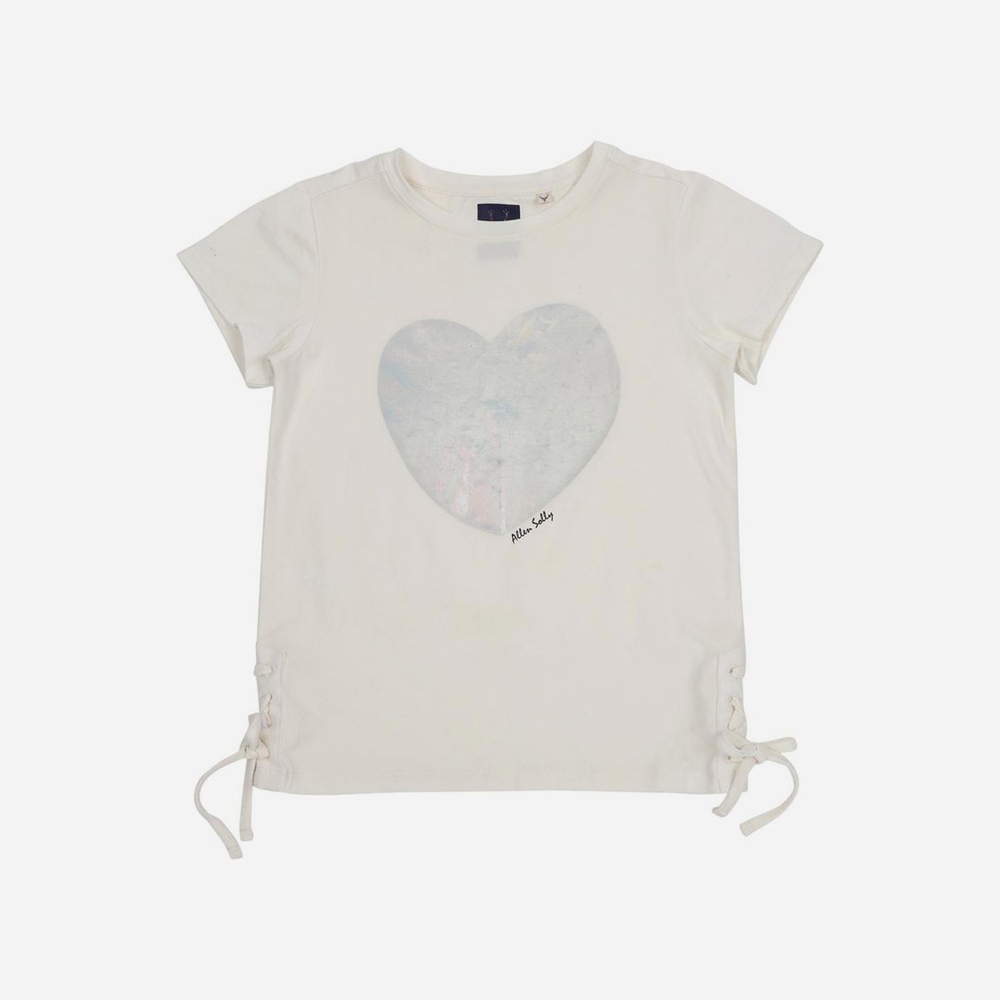 Buy ALLEN SOLLY Heart Print Cap Sleeves T shirt from Allen Solly at just INR 899.0