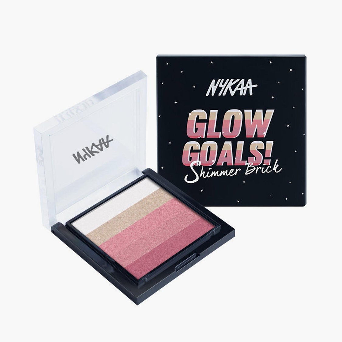 NYKAA Glow Goals! Shimmer Brick Highlighter Palette - Want it All!