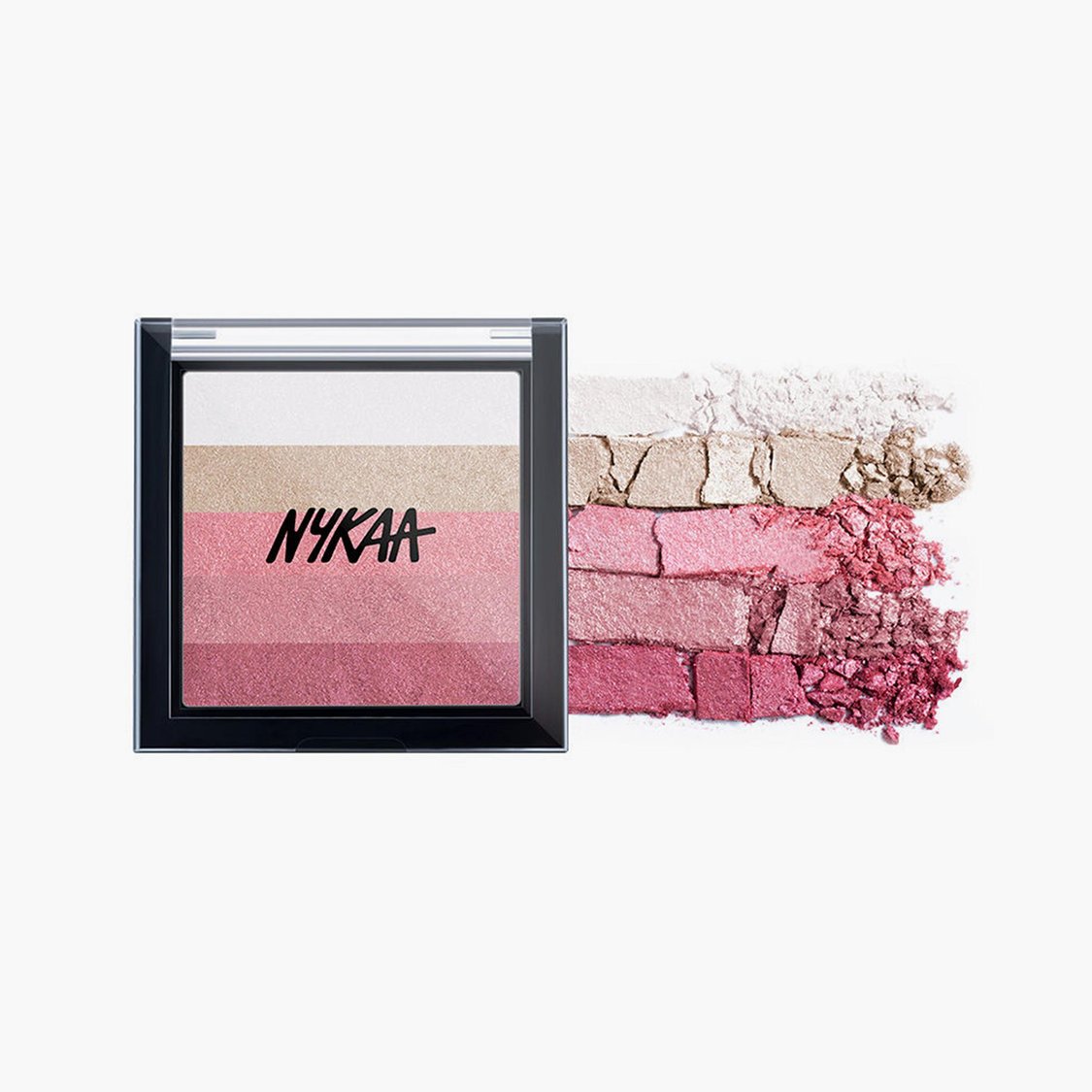 NYKAA Glow Goals! Shimmer Brick Highlighter Palette - Want it All!