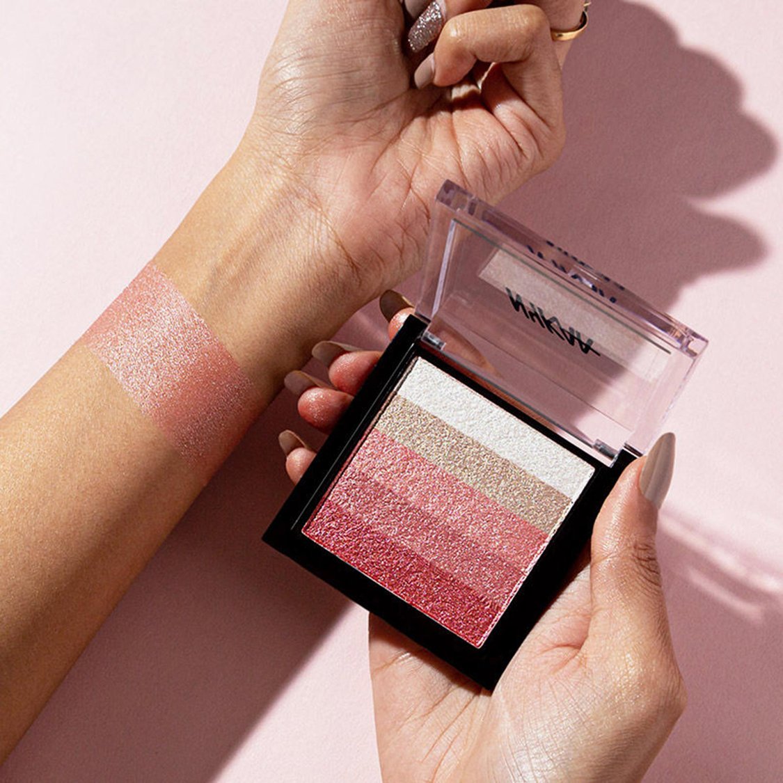 NYKAA Glow Goals! Shimmer Brick Highlighter Palette - Want it All!