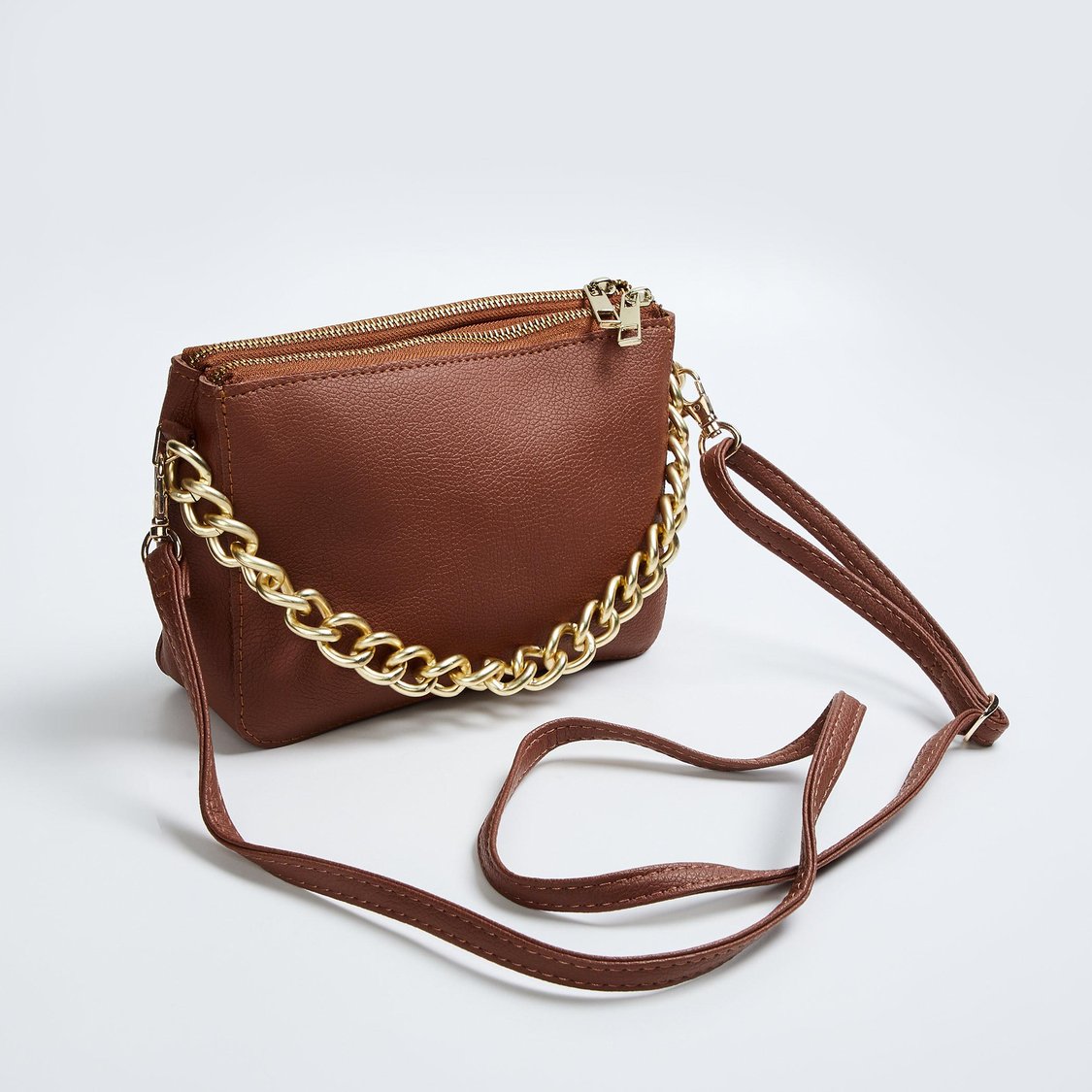 Sling Bag Ladies Vanity Bag Buy BAGGIT Women Solid Zip-Closure