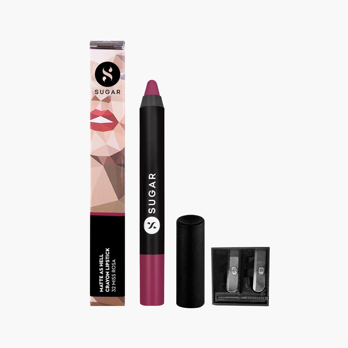 SUGAR Matte As Hell Crayon Lipstick - 32 Miss Rosa