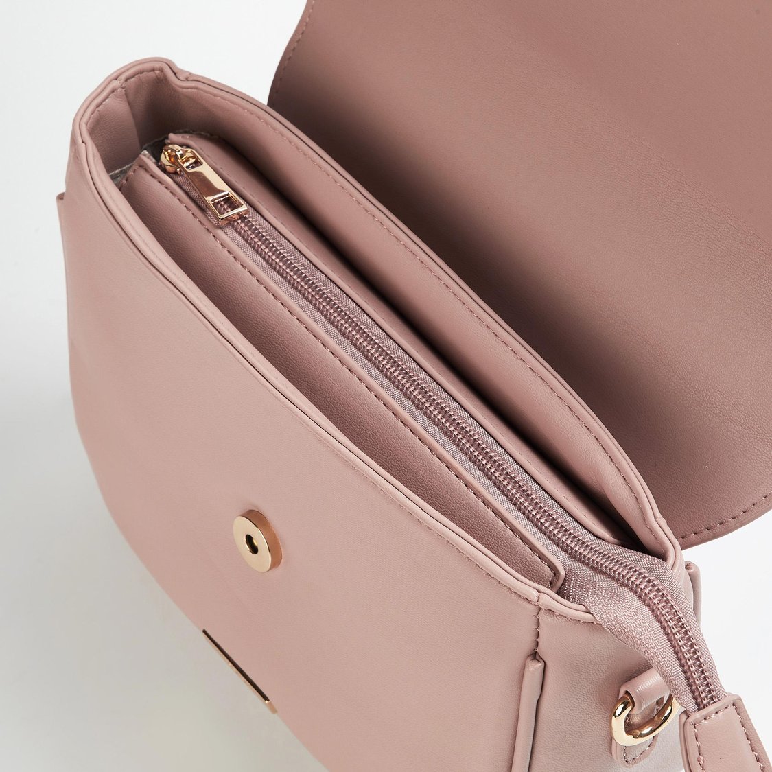 CODE Women Solid Sling Bag with Bow Detail