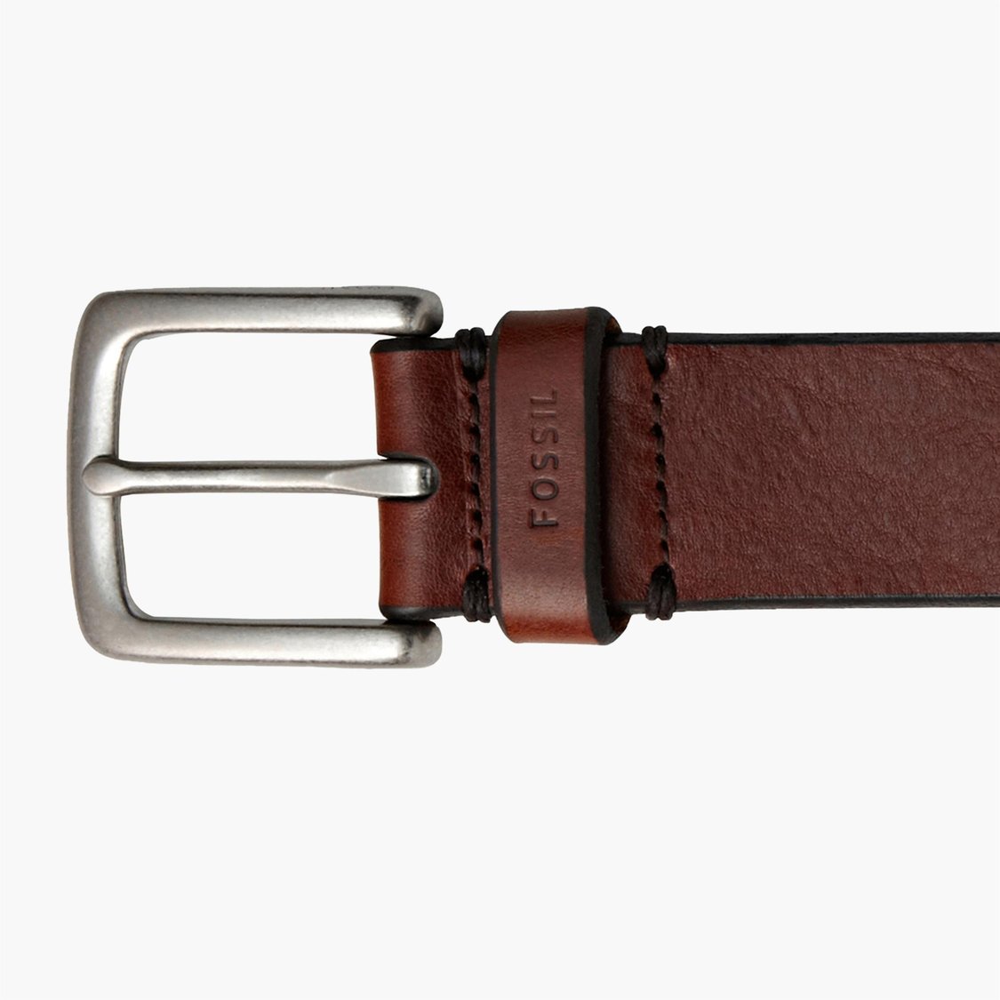 FOSSIL Men Solid Leather Belt