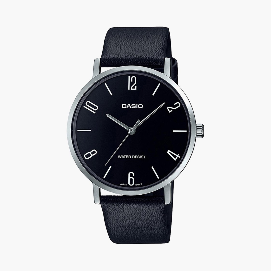 CASIO Men Analog Watch with Leather Strap - A1821