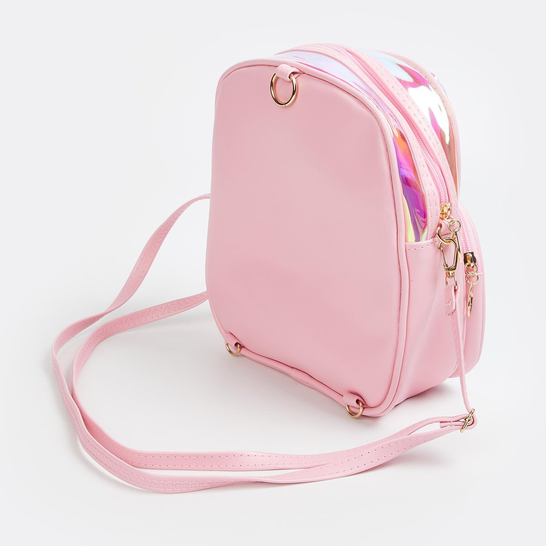 GINGER Girls Appliqued Zip-Closure Backpack