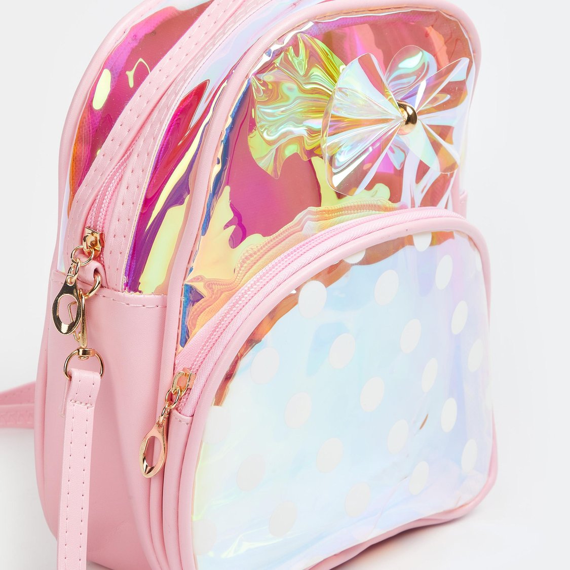 GINGER Girls Appliqued Zip-Closure Backpack