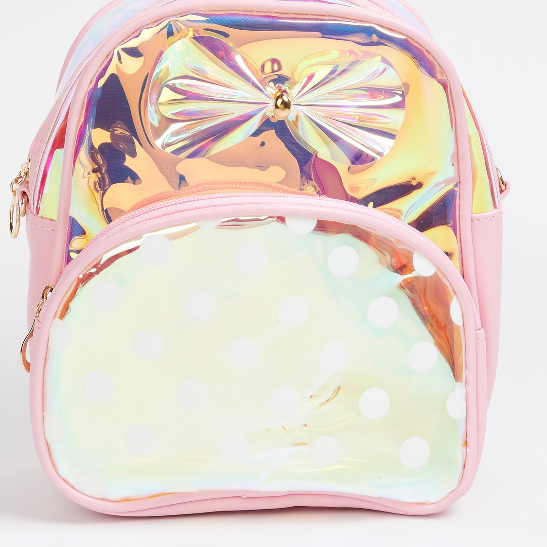 GINGER Girls Appliqued Zip-Closure Backpack