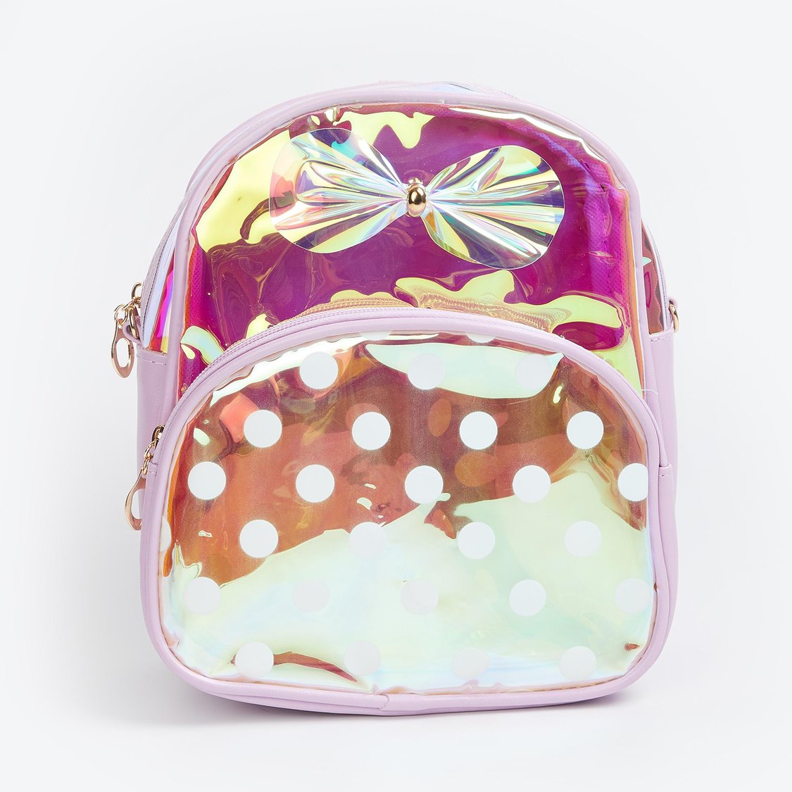 GINGER Girls Appliqued Zip-Closure Backpack