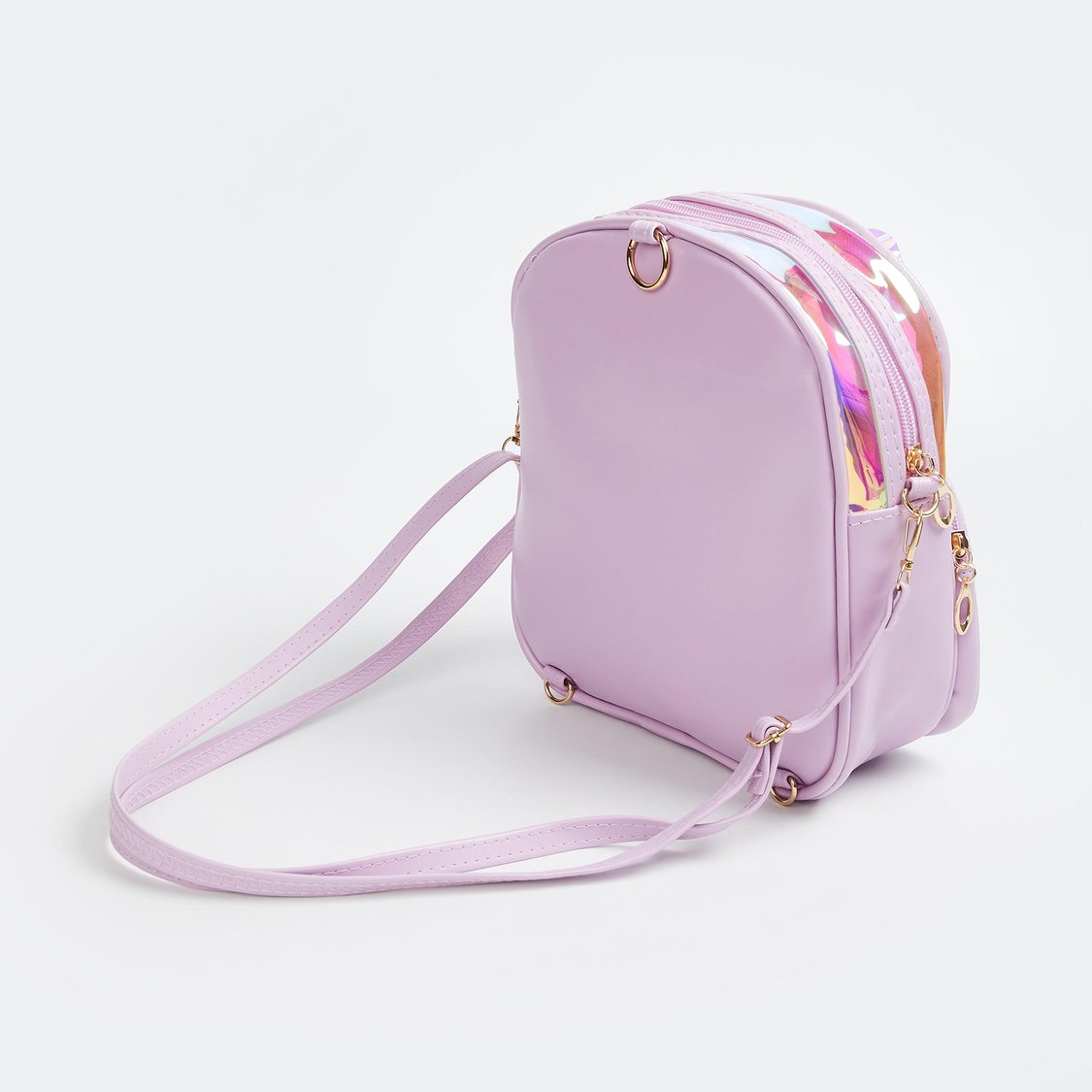 GINGER Girls Appliqued Zip-Closure Backpack
