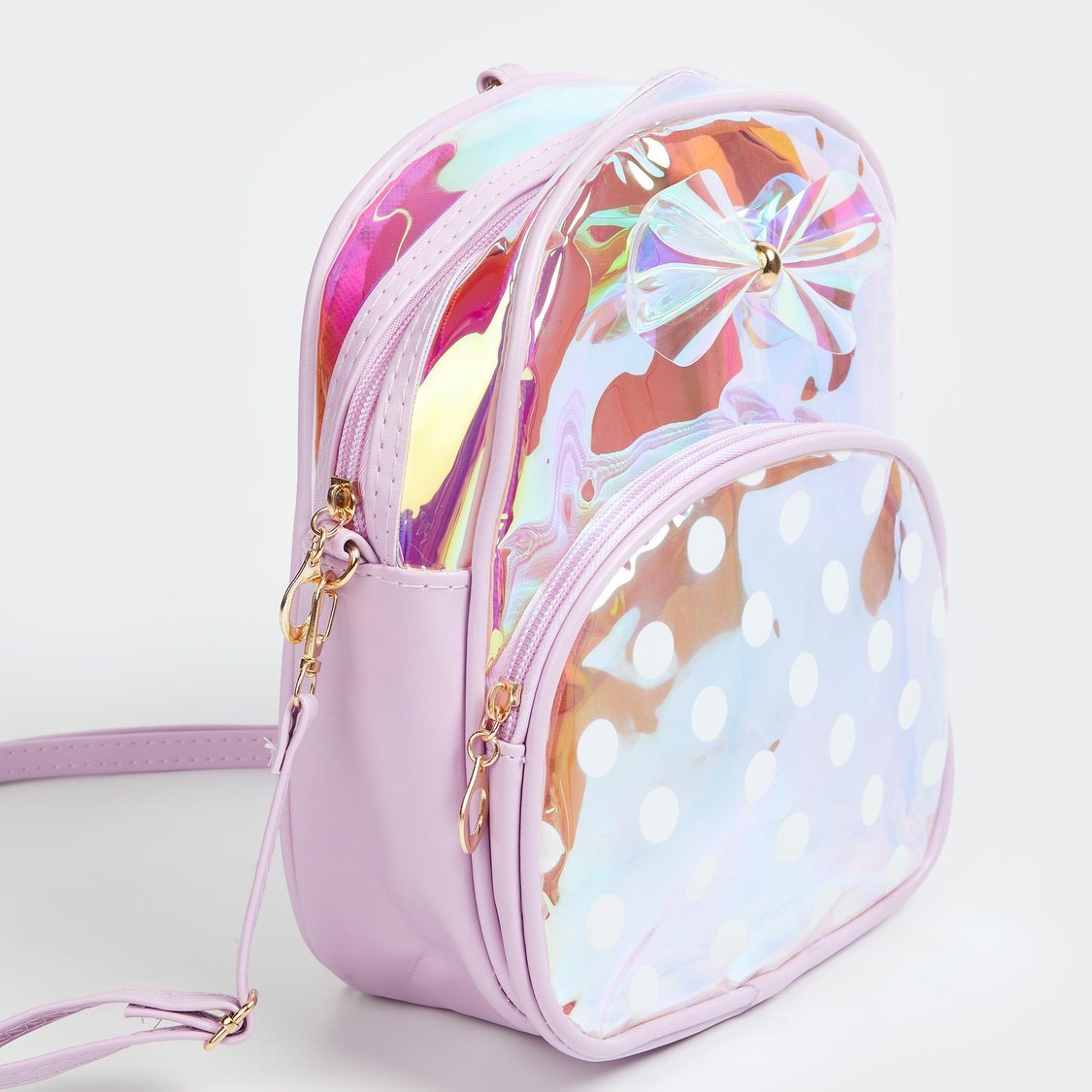 GINGER Girls Appliqued Zip-Closure Backpack